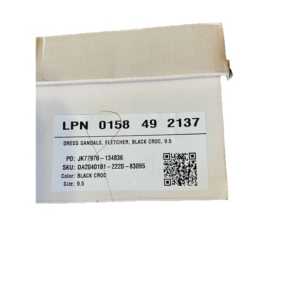 JustFab Women's Platform Sandals Sz 8.5 Black Fletcher Goth Ankle Strap, New - Picture 4 of 8